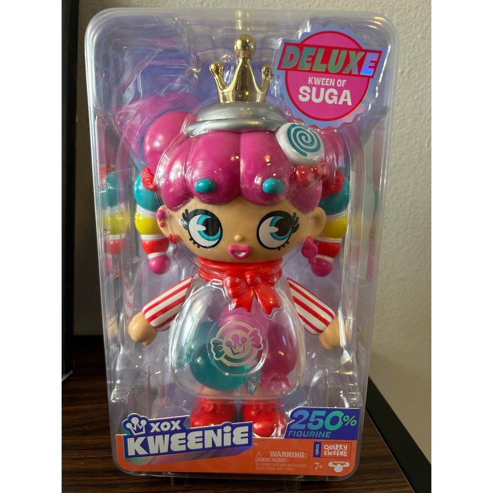 XOX Kweenie Deluxe Kween of Suga 250% Figurine Moose Toys Quirky Kweens Pink